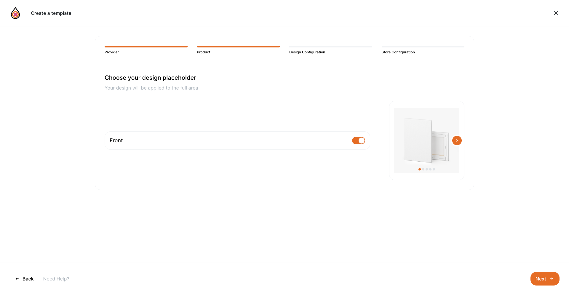 PrintJourney Create Template Placeholder
