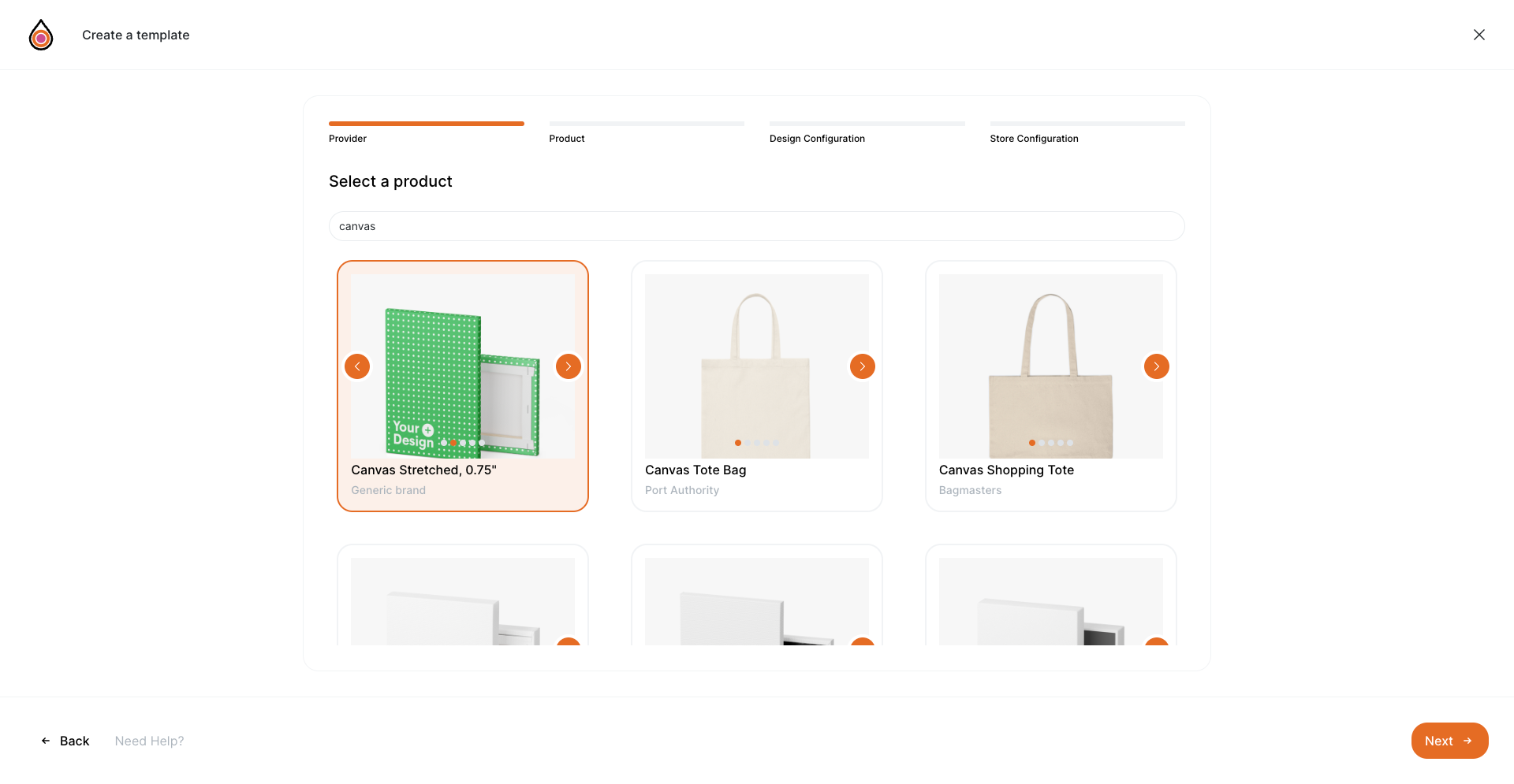 PrintJourney Create Template Product