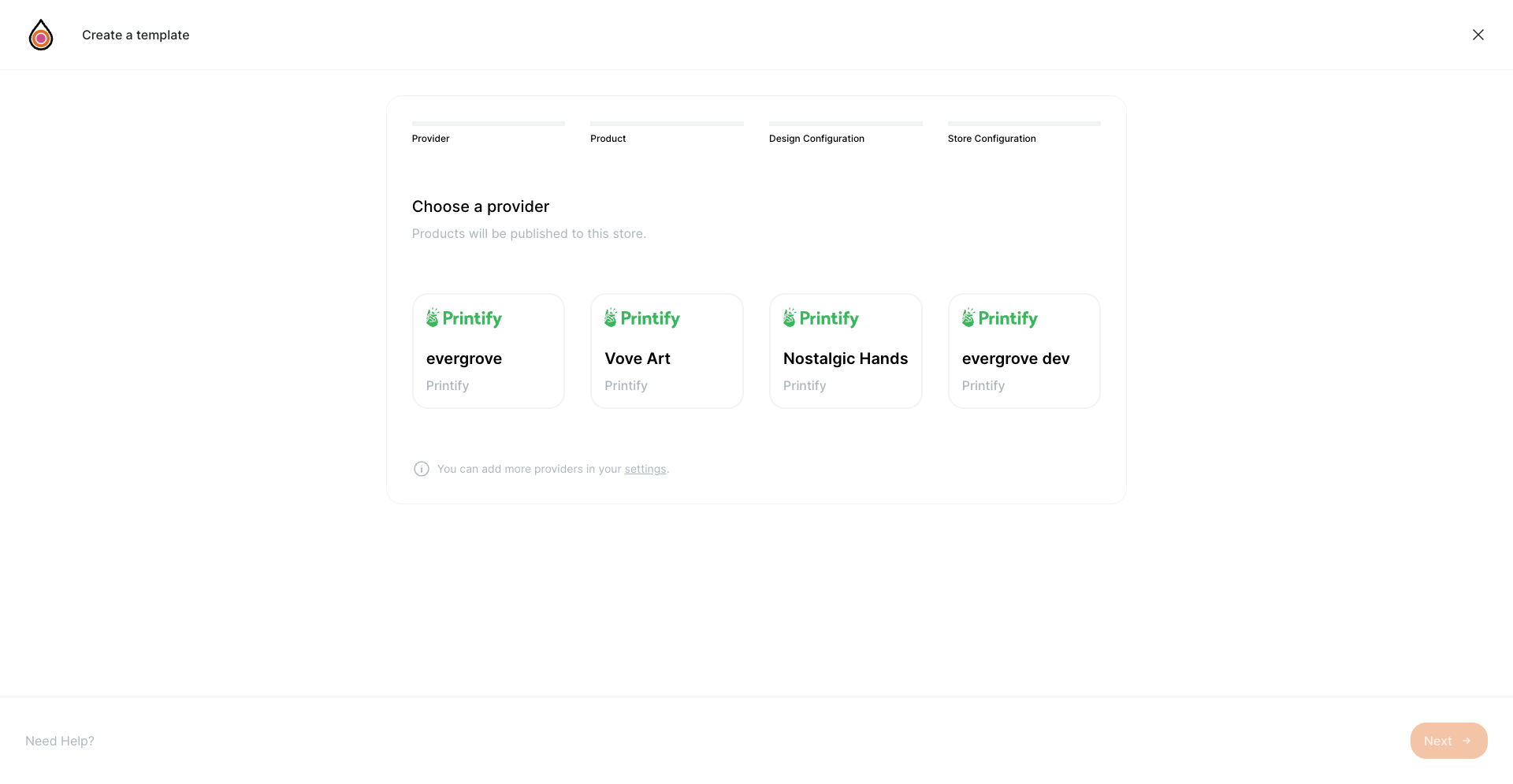 PrintJourney Create Template Provider